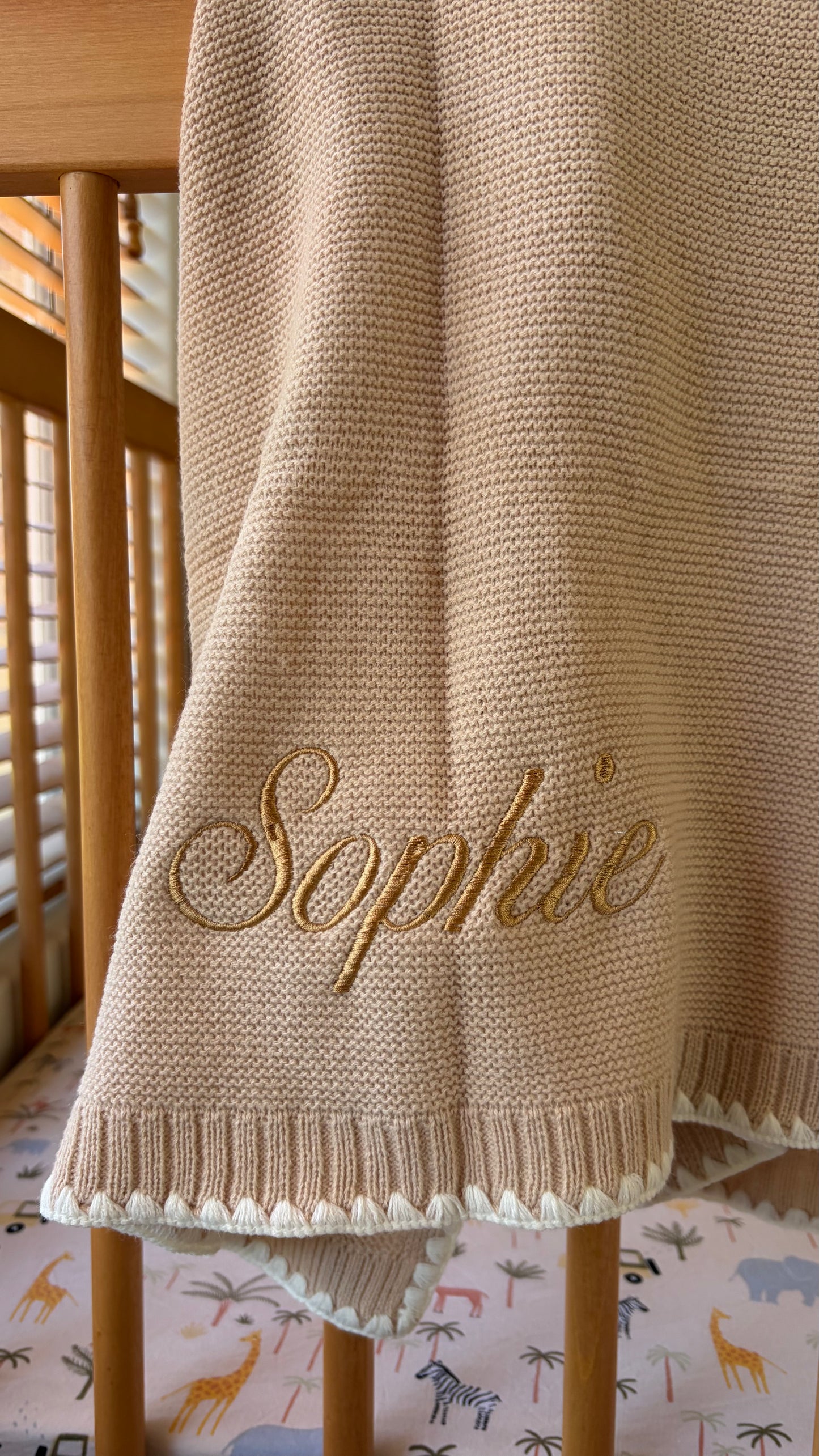 Personalised Name Baby Blankets - Gender Neutral