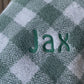 Personalised Checkered Name Towels